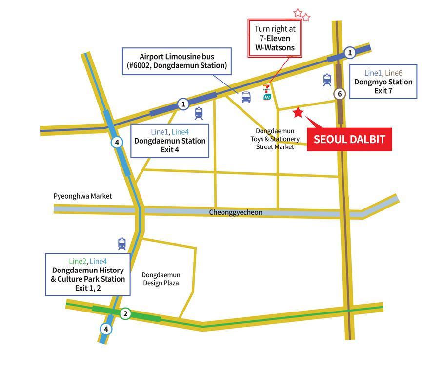 Seoul Dalbit Dongdaemun Guesthouse Екстериор снимка